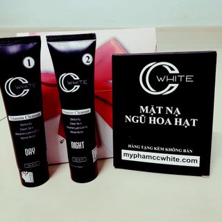 VITAMIN CLEANSER CC WHITE - BỘ SỮA RỬA MẶT NGÀY và ĐÊM