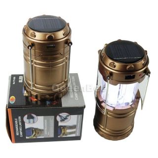 Đèn bão pin năng lượng mặt trời hai đèn tích hợp pin siêu sáng
