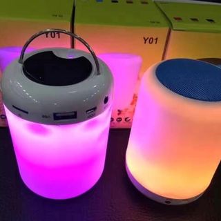 Loa bluetooth Y01 đa năng kiêm đèn ngủ đèn thắp sáng đổi màu cực đẹp
