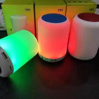 Loa bluetooth Y01 đa năng kiêm đèn ngủ đèn thắp sáng đổi màu cực đẹp