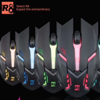 Chuột R8 1632 chuyên game USB có LED cực đẹp