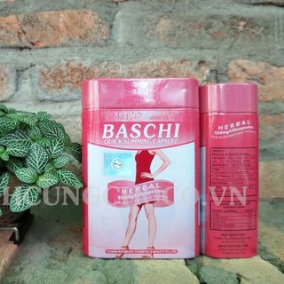 THUỐC GIẢM CÂN BASCHI HỒNG HỘP SẮT QUICK SLIMMING CAPSULE THÁI LAN