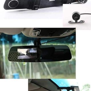 Camera hành trình Remax CX-03 có cam lùi tích hợp trên gương Remax SP Góc quay rộng phía trước 170 độ camera sau 140 độ