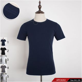 Phông trơn cổ tròn Leegjn 8202