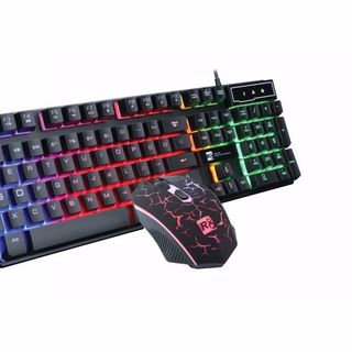 Combo bộ phím chuột USB R8 1910 có LED 7 màu cực đẹp