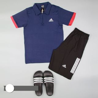 Bộ thể thao Adidas có cổ thun lạnh có giãn 4 chiều