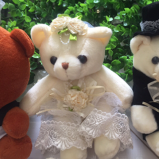 gấu bông cô dâu chú rể