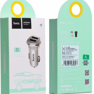 củ sạc oto Hoco Z1 2 cổng USB