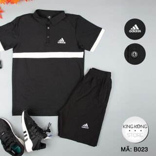 Bộ thể thao nam ADIDAS thun lạnh 4D có cổ