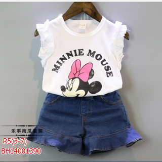 Bộ Mickey quần jean