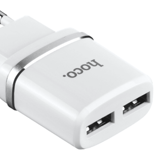 Củ sạc Hoco C12 2 cổng USB 24A