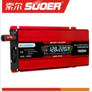 Bộ đổi điện Suoer SDB 1000W/12V Có đồng hồ hiển thị giá sỉ