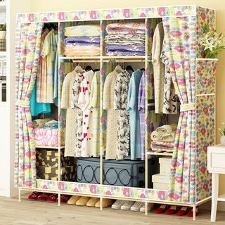 Tủ vải khung gỗ 4 buồng cực lớn 17017045