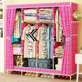 Tủ vải khung gỗ 4 buồng cực lớn 17017045