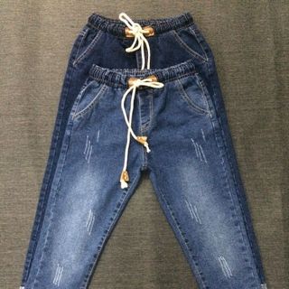 Quần baggy thun giãn nữ