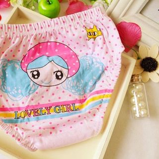 Quần lót bé gái dễ thương in họa tiết nổi bật màu sắc sinh động