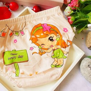 Quần lót bé gái dễ thương in họa tiết nổi bật màu sắc sinh động