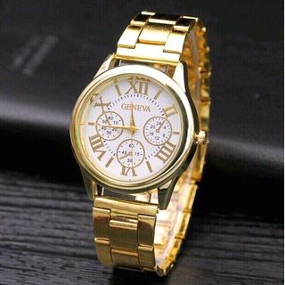 đồng hồ mạ vàng