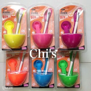 Bộ dụng cụ trộnđắp mặt nạ