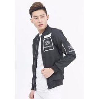 Áo Khoác Bomber 1980 kaki 2 lớp