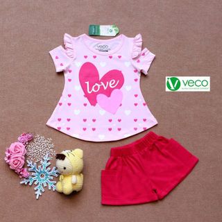 BỘ SỌT TRÁI TIM LOVE - HỞ VAI