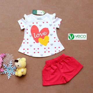 BỘ SỌT TRÁI TIM LOVE - HỞ VAI