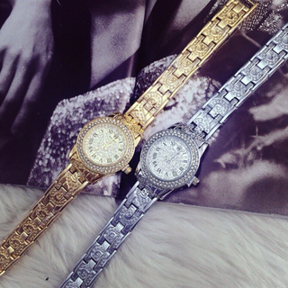 Đồng hồ Rolex nữ 2 viền xoàn