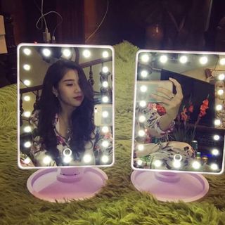 Gương đèn led - Gương trang điểm để bàn