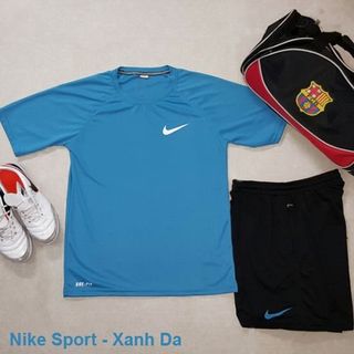 Set Thể Thao Nike Hình 100 - Xanh Da giá sỉ