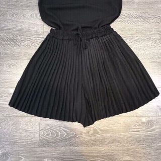 set áo chân váy xếp ly