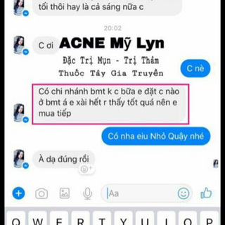Kem đặc trị mụn gia truyền - tư vấn nhanh qua