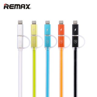 Cáp sạc Remax 2 in 1 cổng Iphone Androi giá sỉ