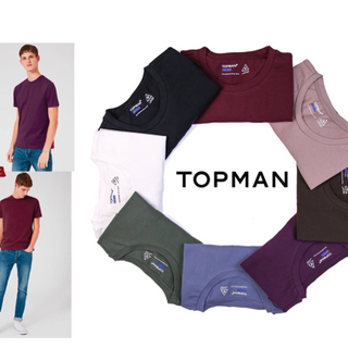 Áo thun xắn tay Topman