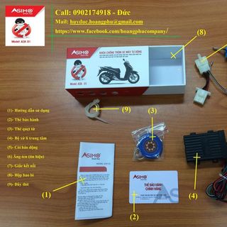 Khóa chống trộm xe máy Đức