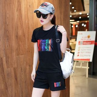 Bộ Short Thể Thao Color Xanh