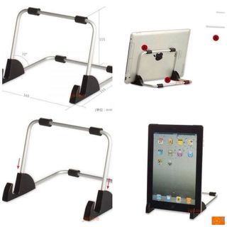 - Giá đỡ iPad nhôm