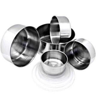 Bộ 5 hộp inox kèm nắp nhựa đựng thức ăn tủ lạnh