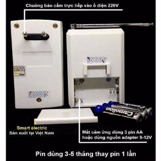 Báo khách báo trộm không dây cảm ứng hồng ngoại từ xa