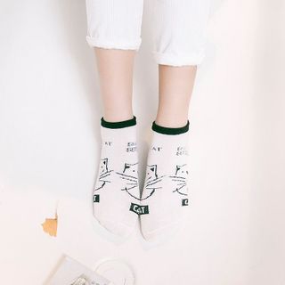 Tất vớ Hàn Quốc Mèo đen trắng