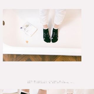Tất vớ Hàn Quốc Mèo đen trắng