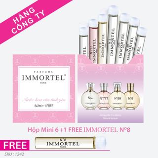 Bộ nước hoa IMMORTEL chai xức 2 ml Hộp Mini 61 FREE No 8