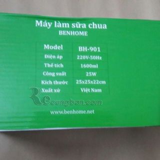 Máy làm sữa chua 8 cốc thủy tinh BenHome