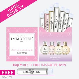Bộ nước hoa IMMORTEL chai xức 2 ml Hộp Mini 61 FREE No 89