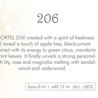 Nước hoa IMMORTEL 206 8 ml12 ml