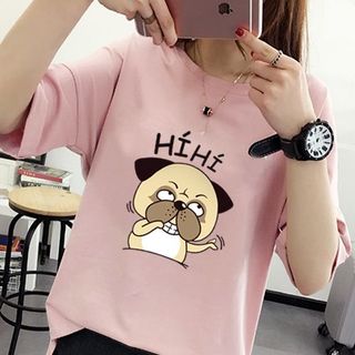Áo thun Cún hí hí
