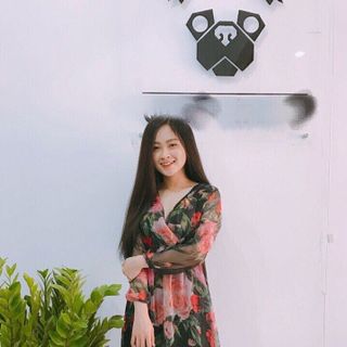 Đầm hoa hồng đuôi cá quảng châu