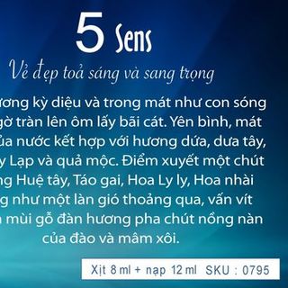 Nước hoa IMMORTEL 5 Sens 8 ml12 ml