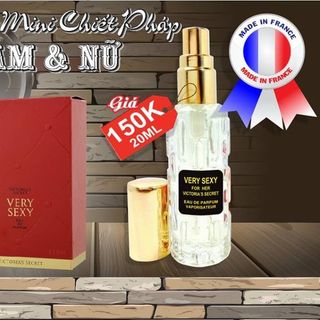 NƯỚC HOA tinh dầu CHIẾT PHÁP 20ML CHAI 4D giá trên hình minh họa giá lẻ nha khách sỉ