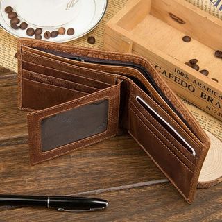 Ví cầm tay nam da bò dập vân cá sấu - mẫu T16