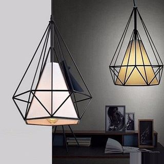Đèn thả trang trí lồng kim cương